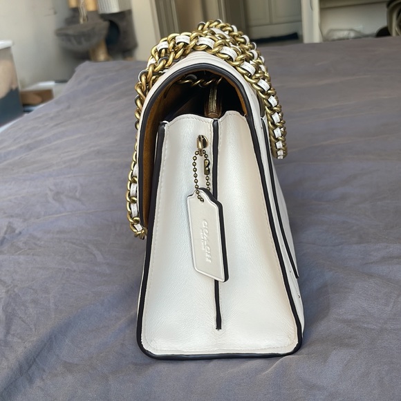 【SOLD】BrandNew Coach Parker nappa shoulder bag with beading - Picture 3 of 9